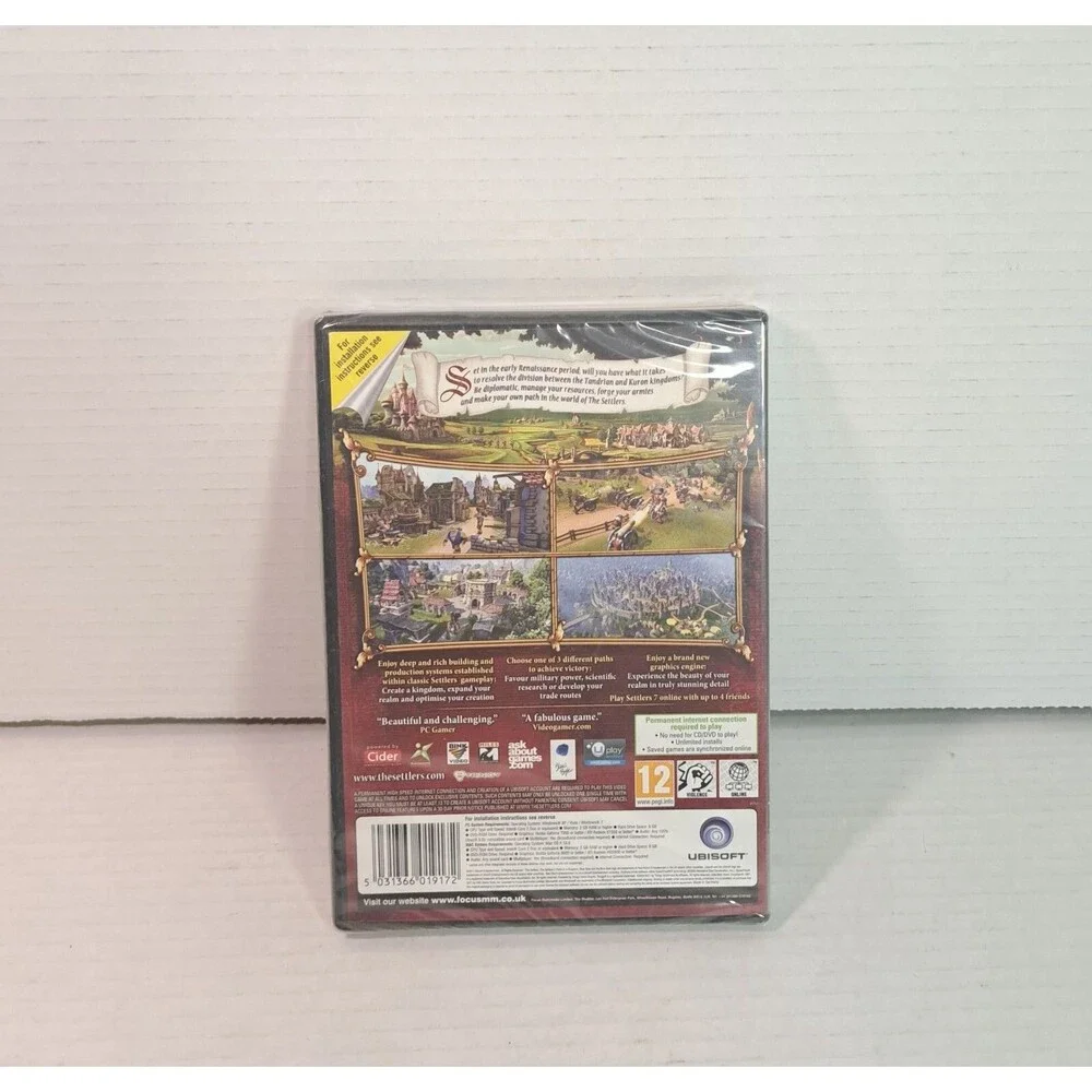 The Settlers 7 Paths to a Kingdom PC MAC DVD-Rom NEW Ubisoft Exclusive Game
